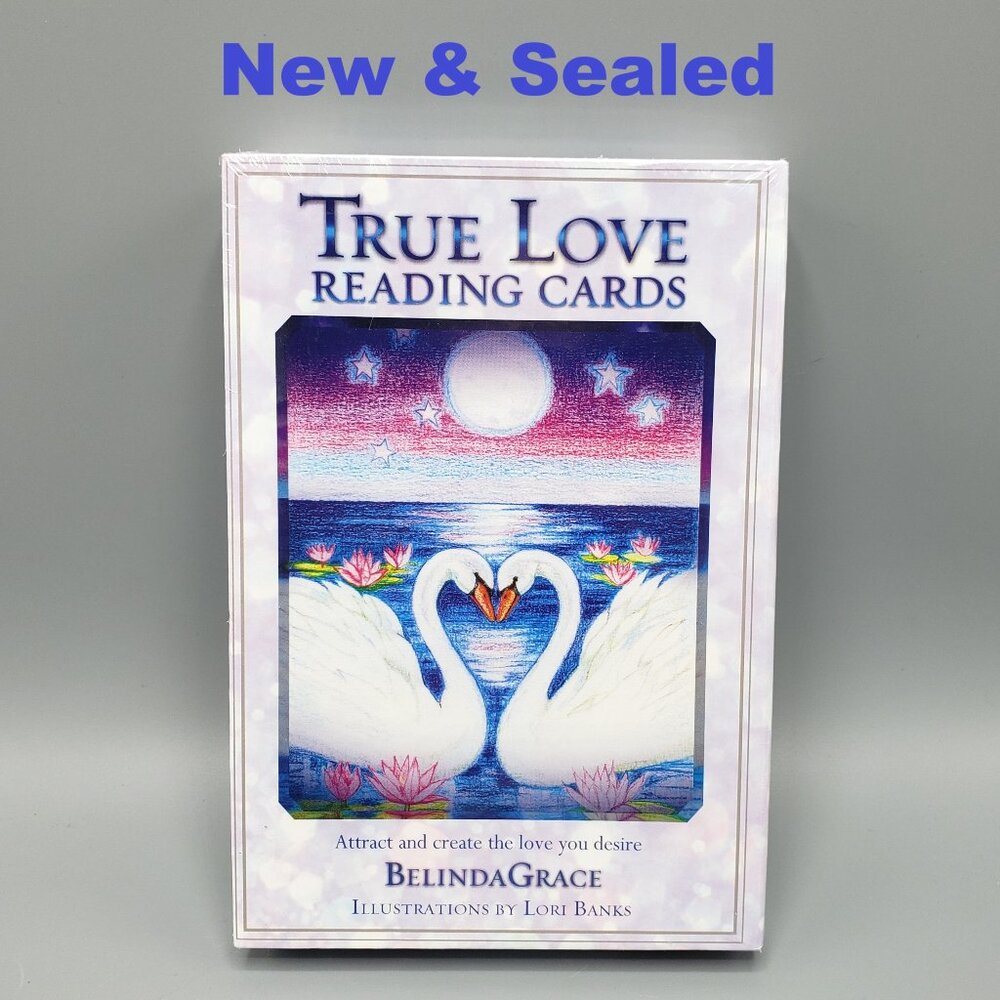 NEW True Love Reading Cards by Belinda Grace Illustrated by Lori Banks Guidebook